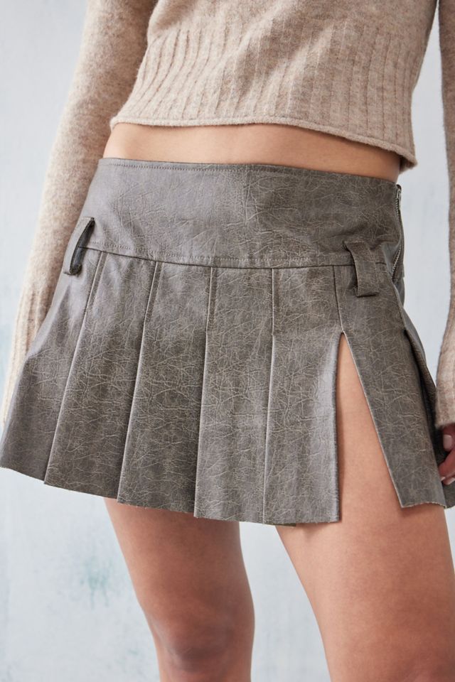 Faux leather hotsell skirt urban outfitters