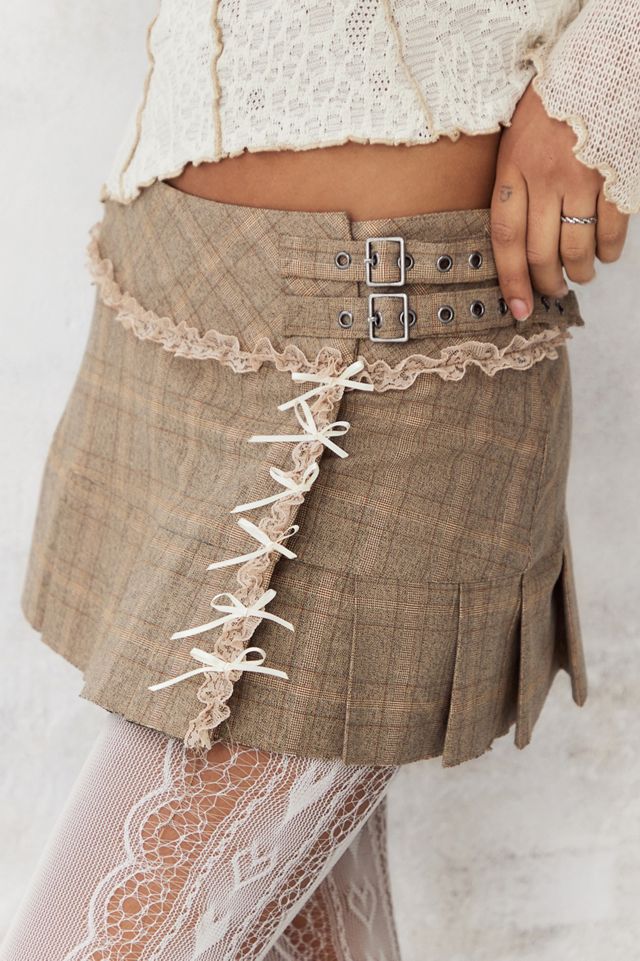 Mini Kilt UO Kitsch a Quadri e Fiocco #2