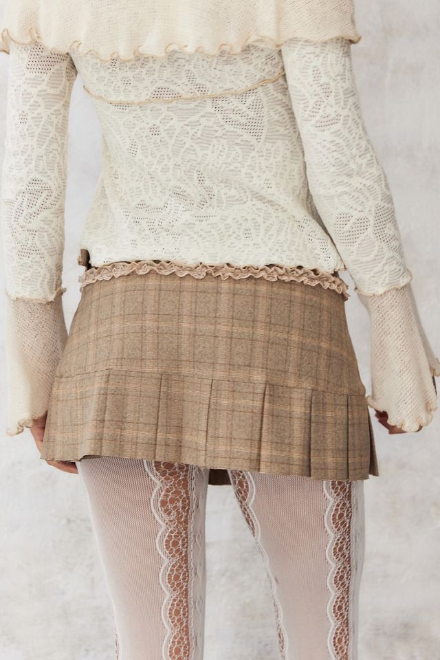Mini Kilt UO Kitsch a Quadri e Fiocco #3