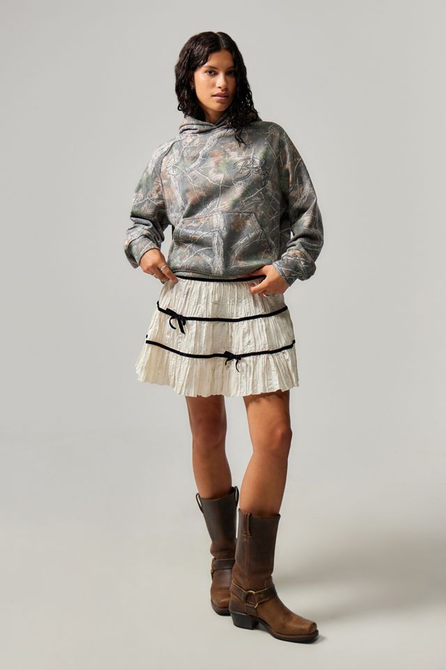 Kimchi Blue Lalli Crinkle Mini Skirt #1