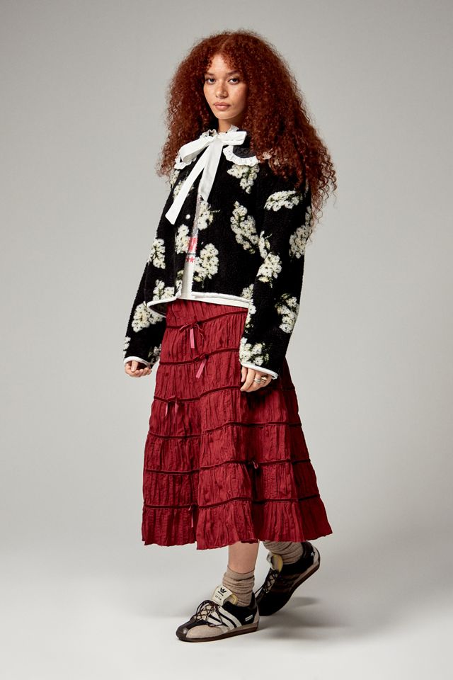 Kimchi Blue Lalli Crinkle Maxi Skirt #2