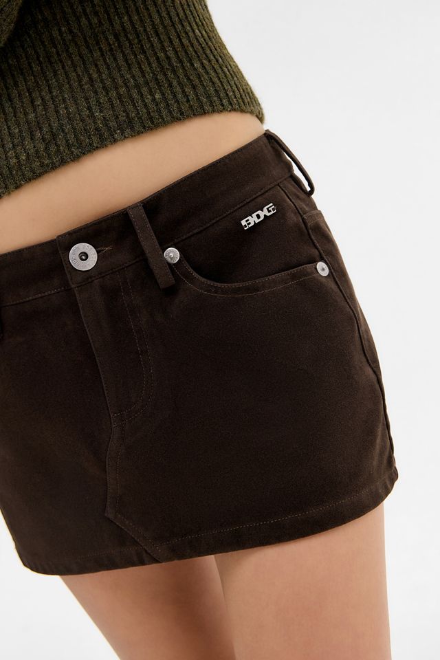 BDG Ultimate Faux Suede Mini Skirt #3