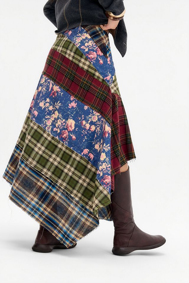 BDG Plaid About You Midi Skirt #2