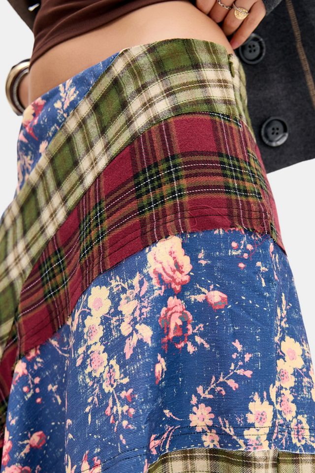 BDG Plaid About You Midi Skirt #3
