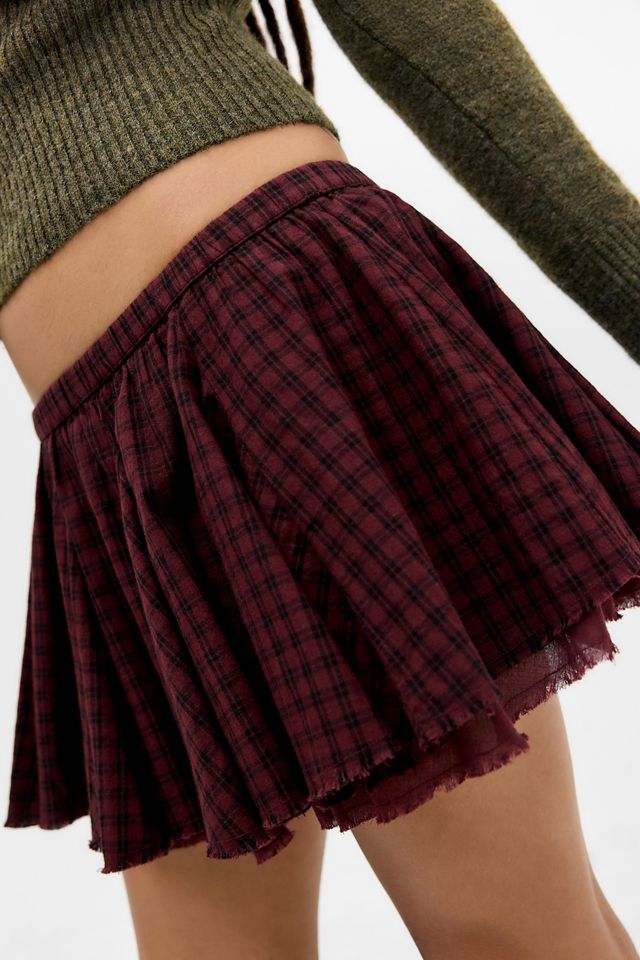 Kimchi Blue Olga Check Mini Skirt #2
