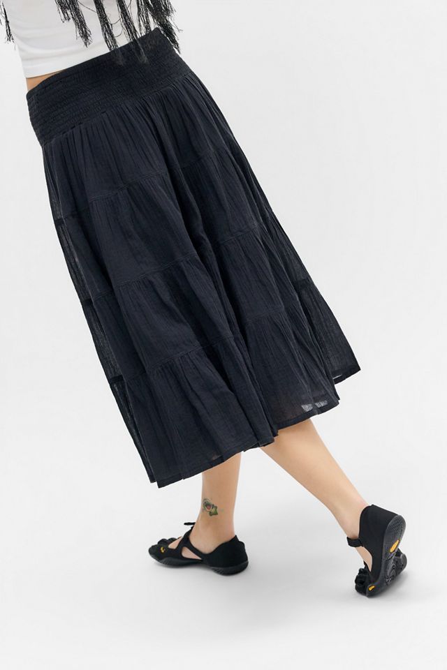 Falda Midi Kimchi Blue Bea de Gasa a Capas #3