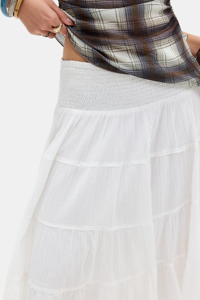 Kimchi Blue Bea Voile Tiered Midi Skirt #2