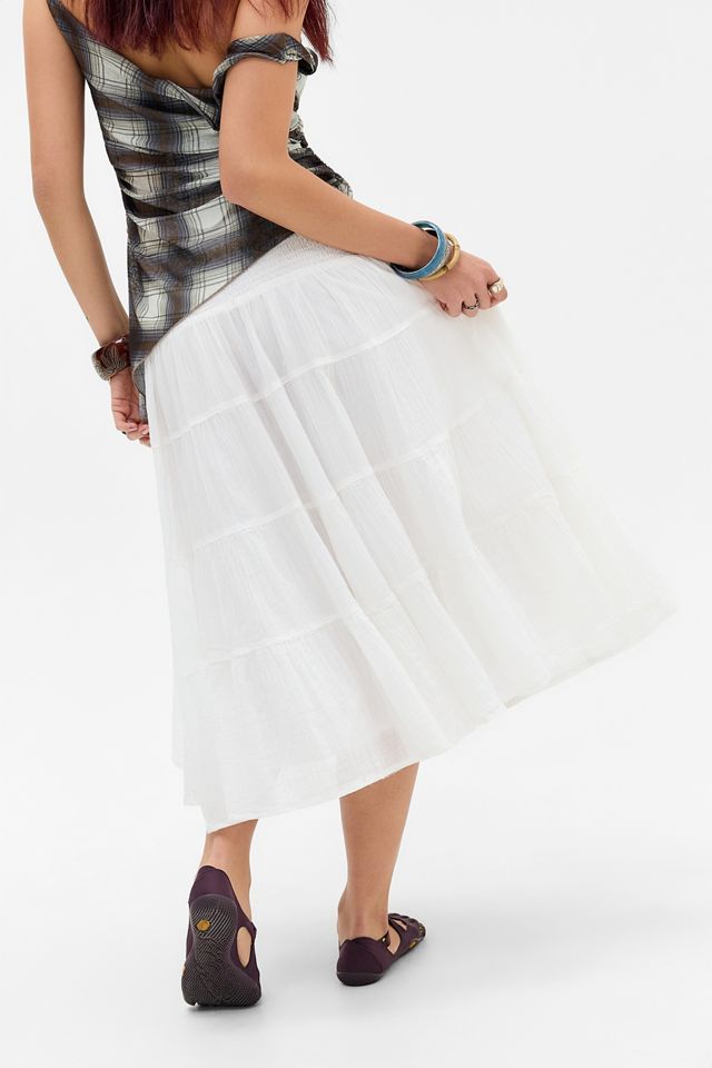 Kimchi Blue Bea Voile Tiered Midi Skirt #3