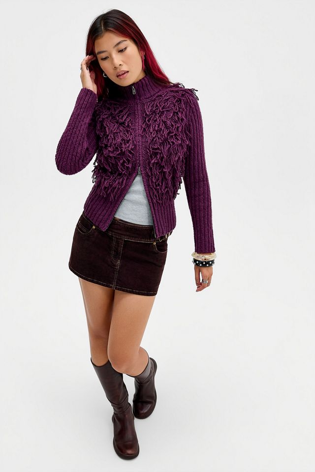 Mini-jupe en velours côtelé Joi BDG #1