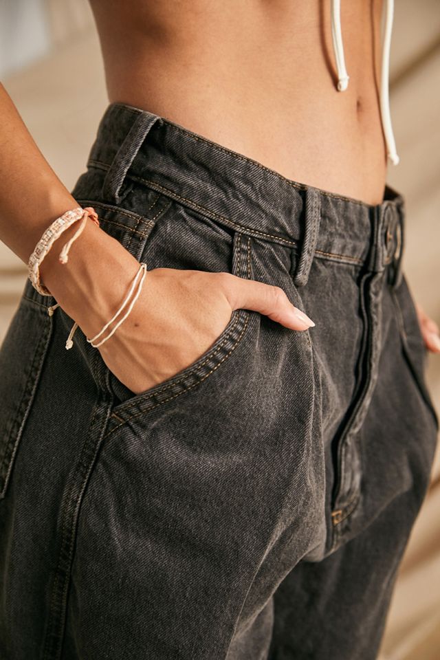 BDG Erin Jeans Negros Capullos Lavados #3