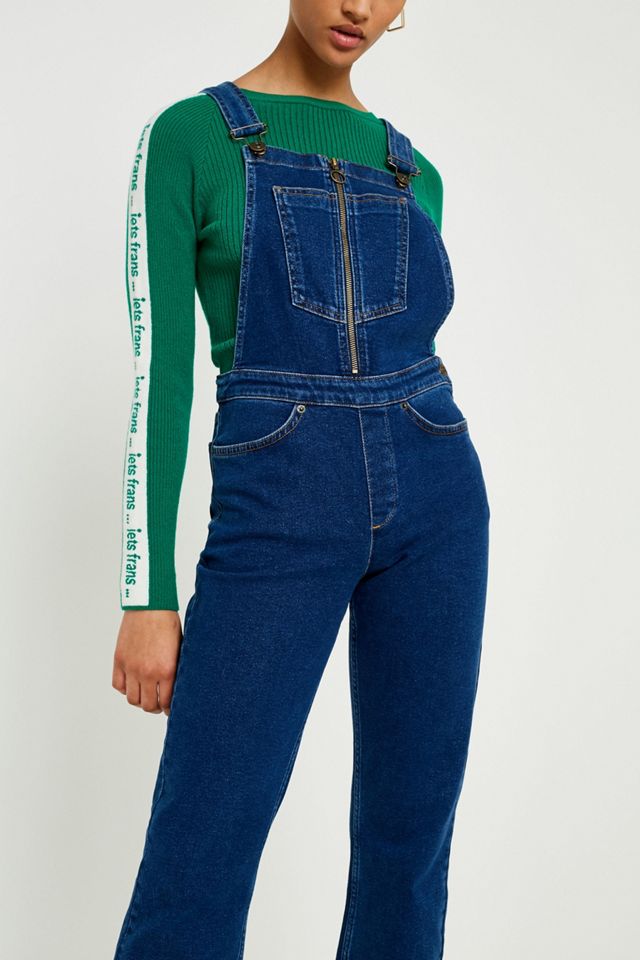 BDG Kick Flare Denim Dungarees  #4