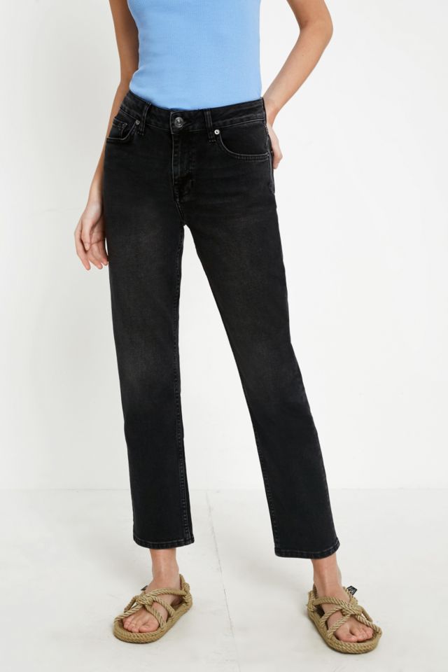 BDG Axyl Slim Straight Washed Black Jeans | Urban Outfitters UK