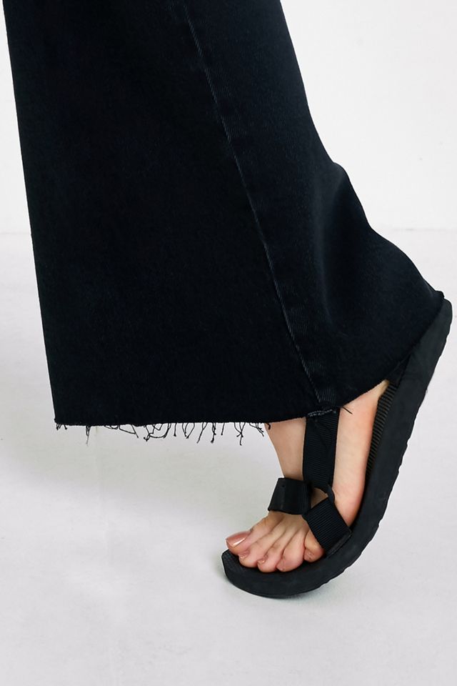 BDG Extreme Wide Leg Black Jeans #5