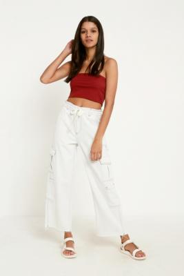 denim cargo pants urban outfitters