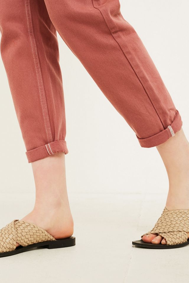 BDG Mom Contrast Stitch Pink Jeans #3