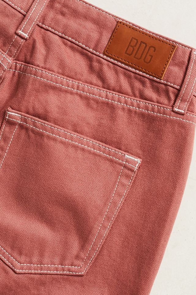 BDG Mom Contrast Stitch Pink Jeans #5