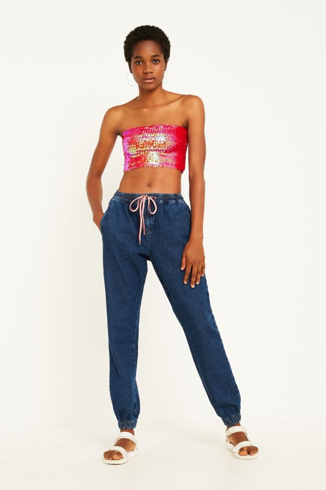 BDG Dark Blue Denim Joggers
