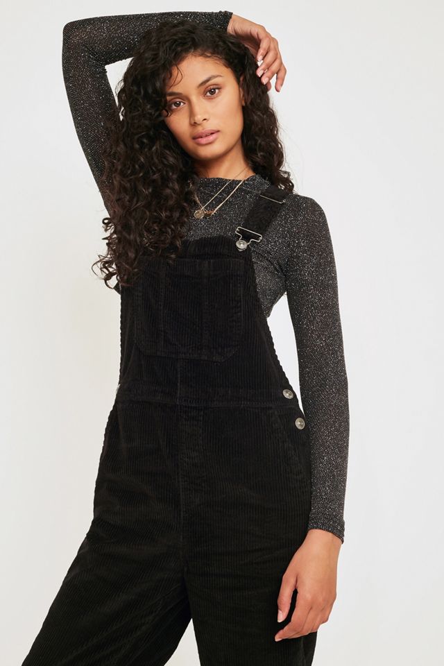 BDG Black Corduroy Dungarees #3