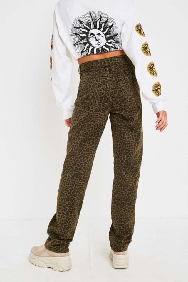 Urban outfitters leopard store jeans