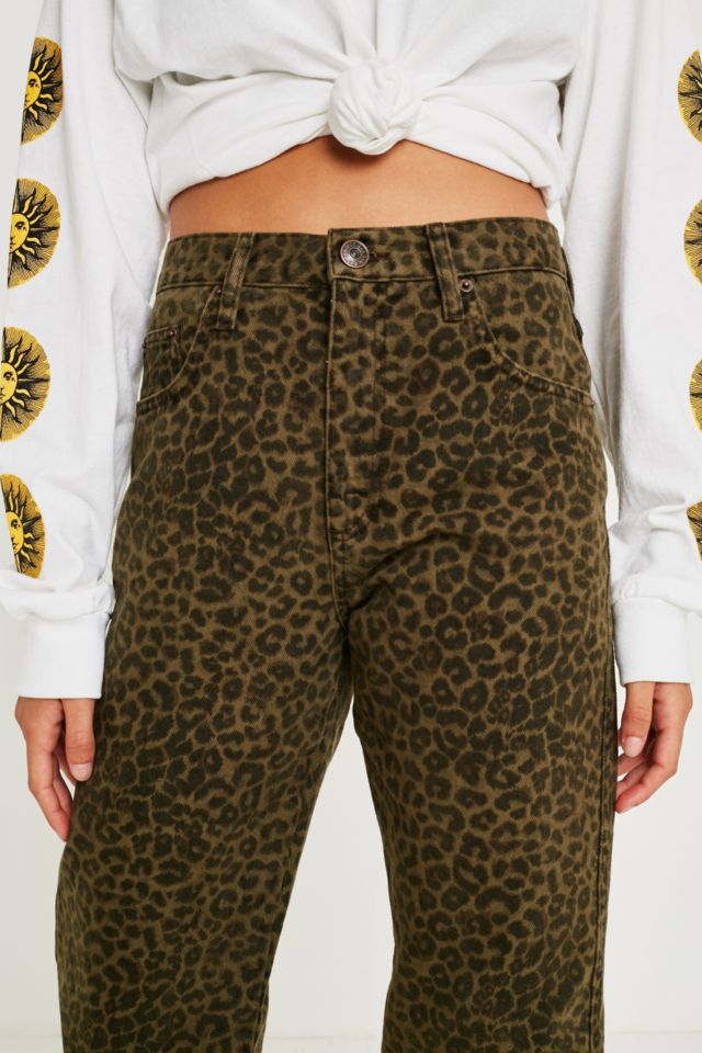 Urban outfitters leopard store jeans