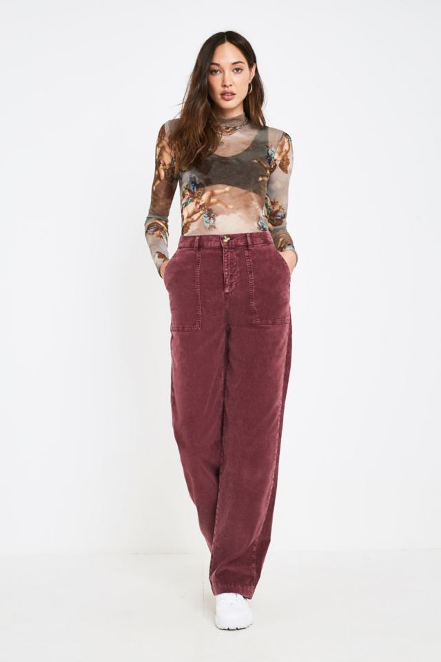 Corduroy trousers sale womens urban outfitters