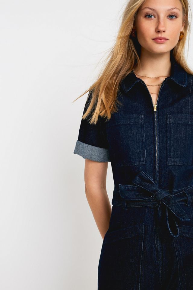 BDG - Combinaison en denim avec ceinture #3