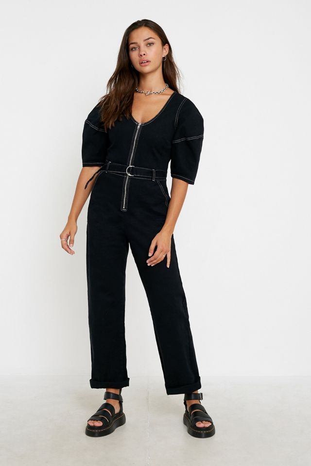 BDG Chelsea Balloon Sleeve Jumpsuit