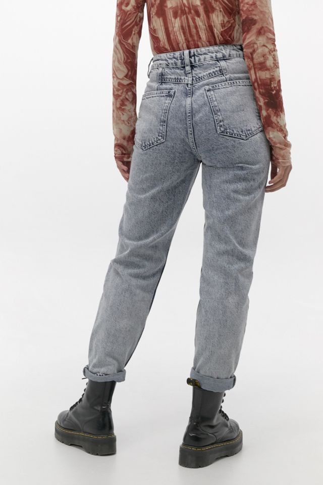 BDG Acid Wash Blue Seamed Mom Jeans #2