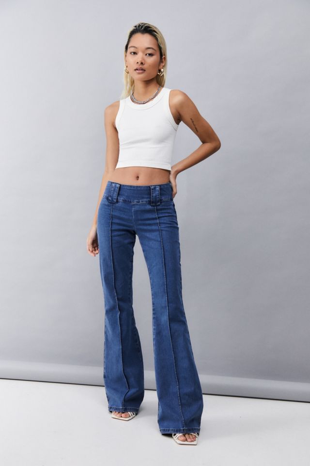 BDG Indigo Blue Low-Rise Missy Flare Jeans | Urban Outfitters UK