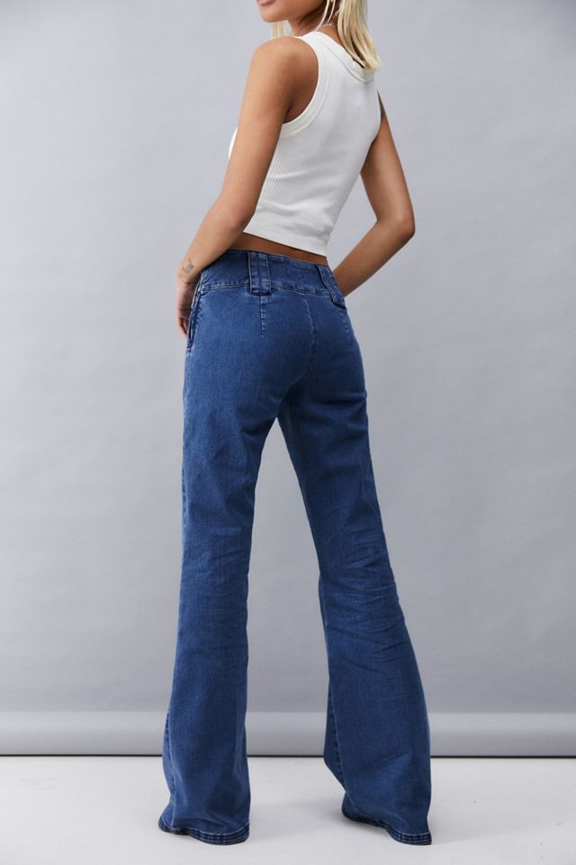 Jeans Acampanados Missy de Tiro Bajo Azul Índigo BDG #3