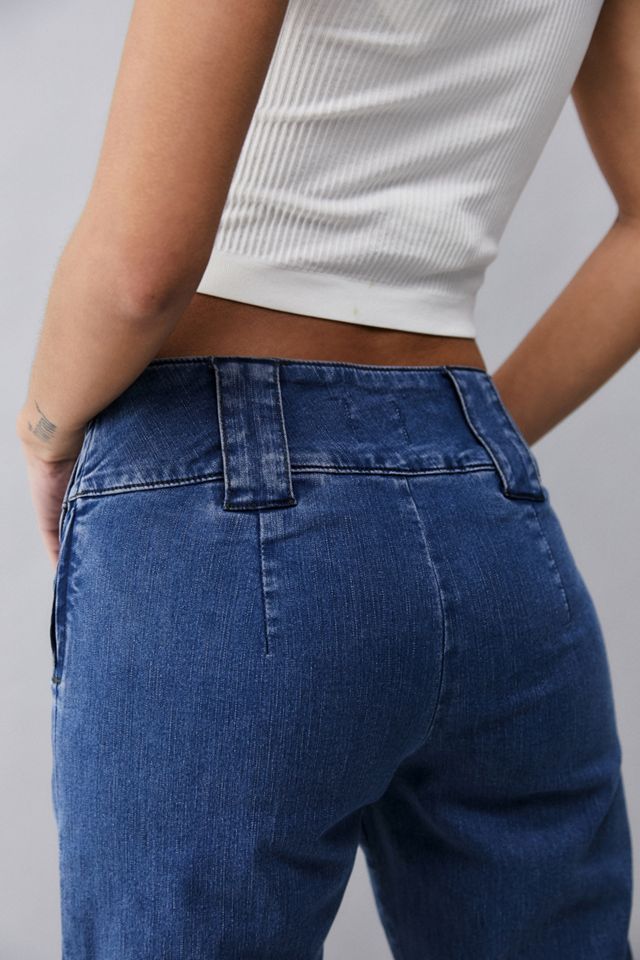 Jeans Acampanados Missy de Tiro Bajo Azul Índigo BDG #4