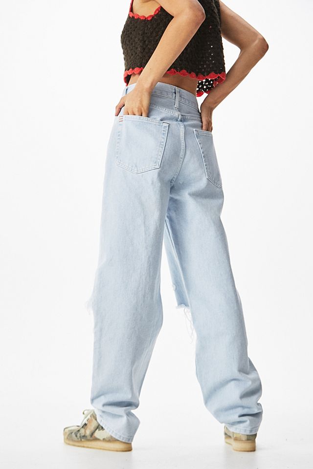 BDG Light Blue Ripped High-Waisted Boyfriend Jeans #3