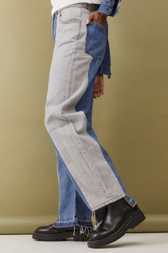 Jeans deux tons taille haute Roxy BDG #1