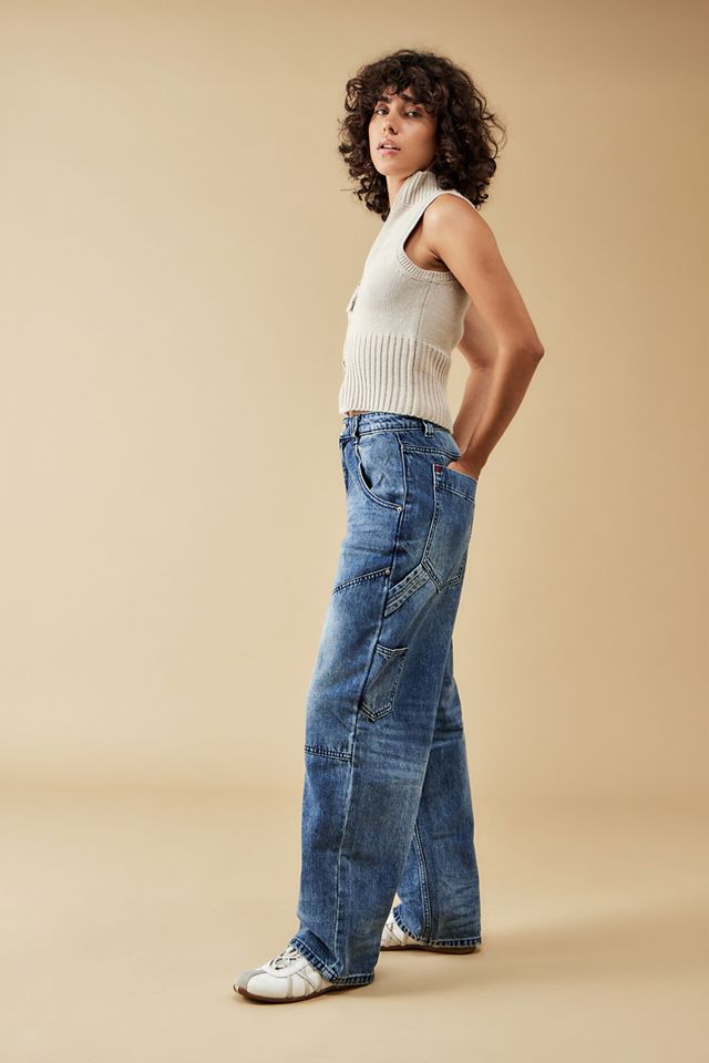 BDG Bella Acid Wash Baggy Carpenter Jeans  #1