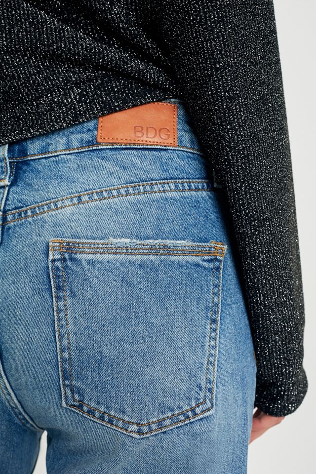 BDG Jessye Straight Leg Raw Hem Jeans #5