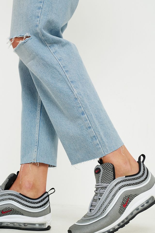 BDG Mom Bleached Raw Hem Jeans #4