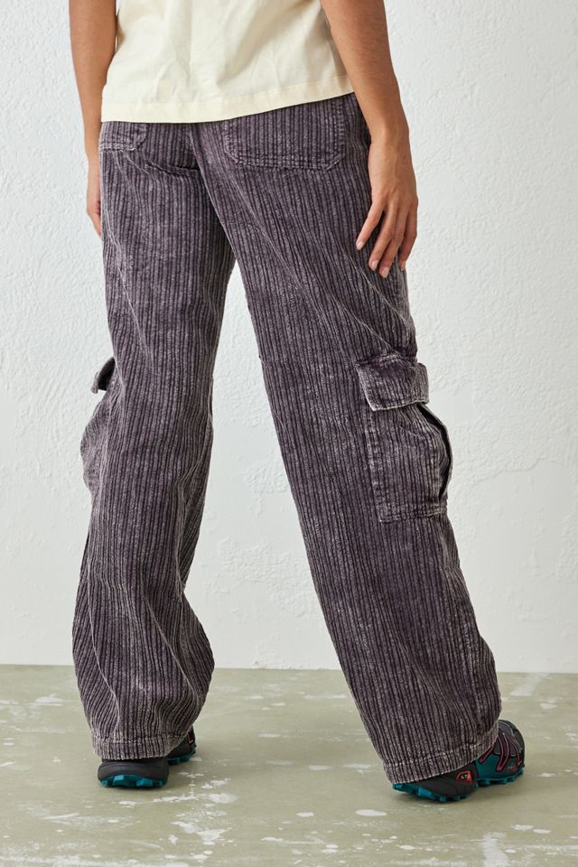 Pantalones Cargo de Pana Aydan Negros BDG #2