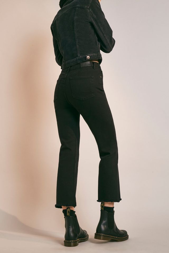 BDG Black Kick Flare High-Rise Cropped Jeans #1