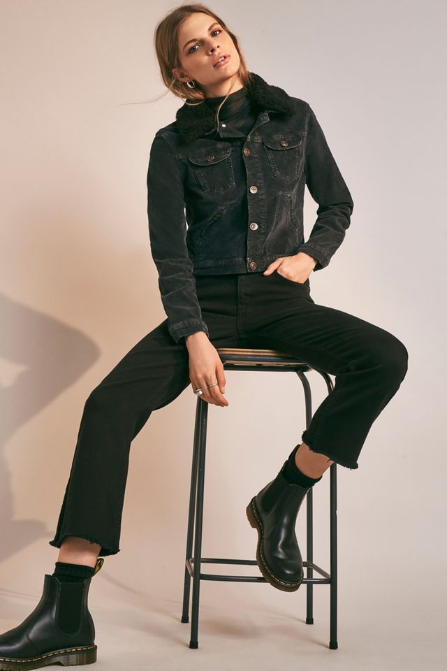BDG Black Kick Flare High-Rise Cropped Jeans #2