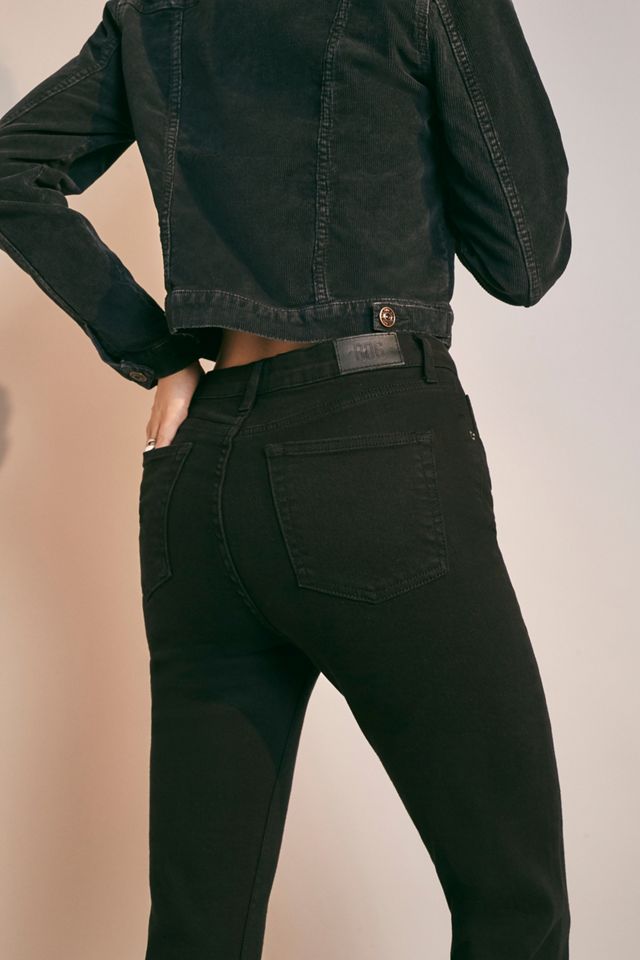 BDG Black Kick Flare High-Rise Cropped Jeans #5