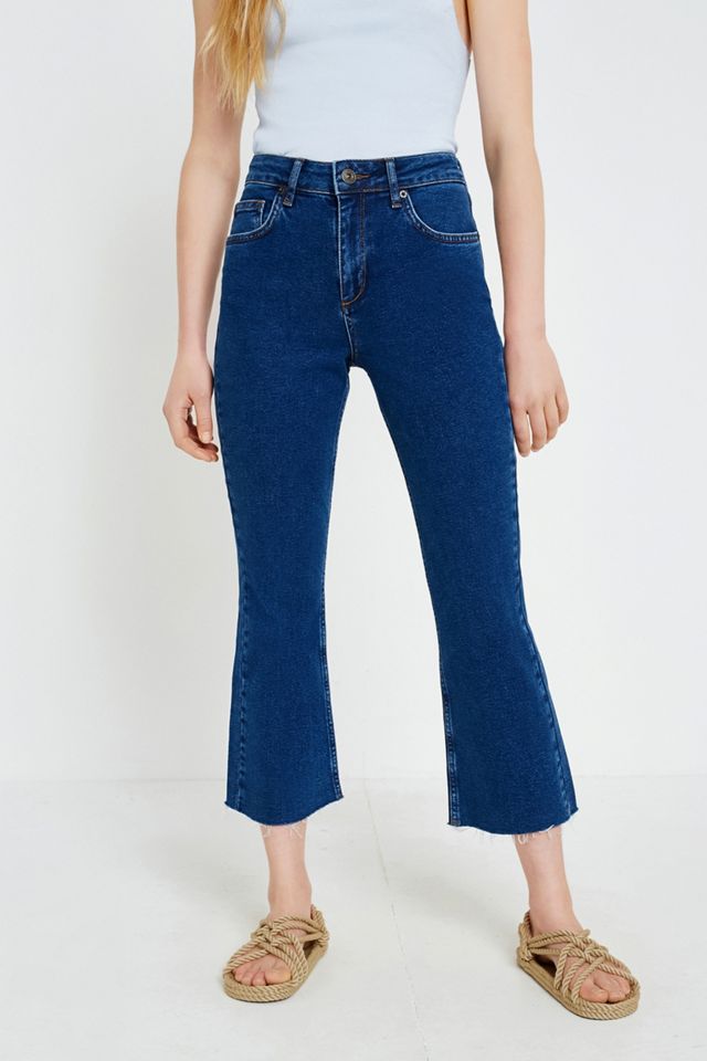 BDG Mid Vintage Blue Kick Flare High-Rise Cropped Jeans #1