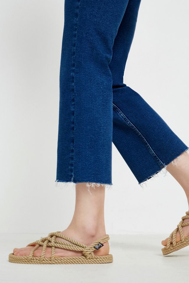 BDG Mid Vintage Blue Kick Flare High-Rise Cropped Jeans #4