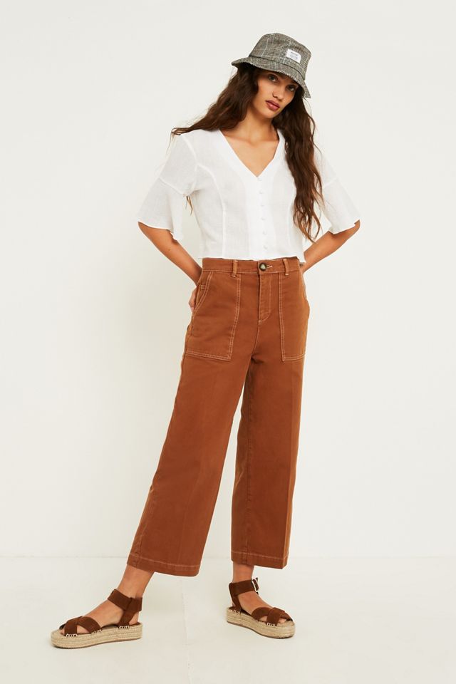 BDG Honey Contrast Stitch Workwear Jeans