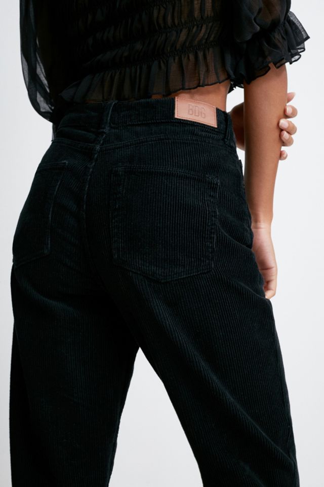 BDG - Pantalon Mom noir en velours côtelé #3