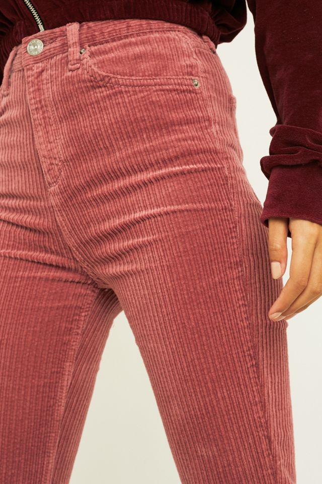 BDG Pink Corduroy Flare Trousers #5