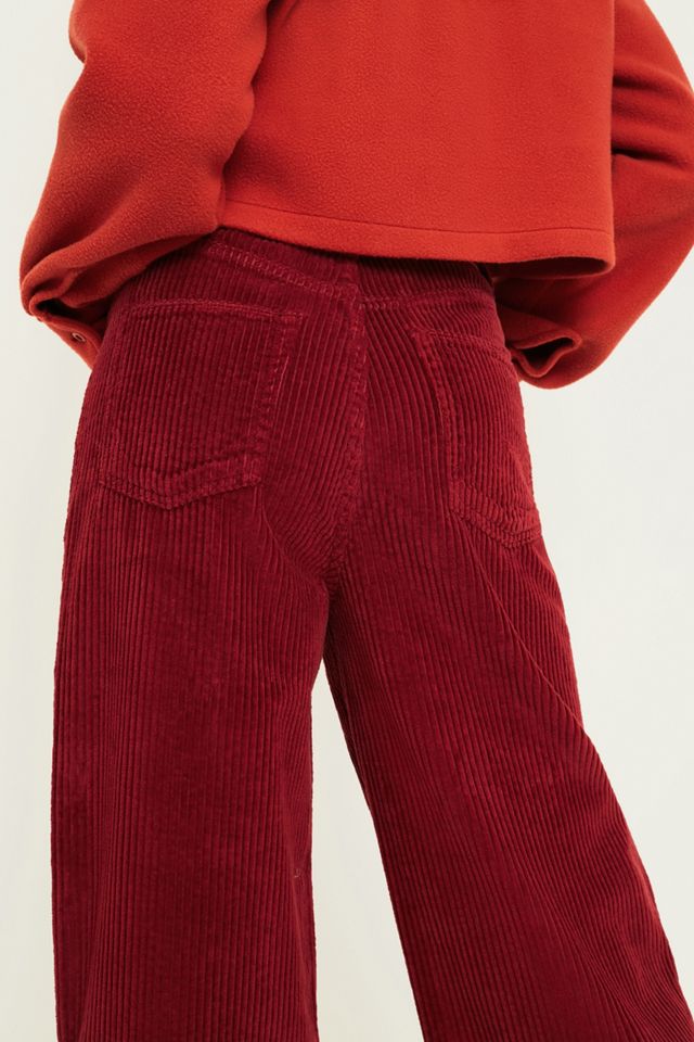 BDG - Pantalon Puddle en velours côtelé lie de vin #5
