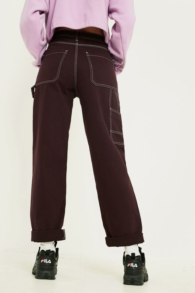 BDG Damson Maroon Abbigliamento da lavoro Jeans #3