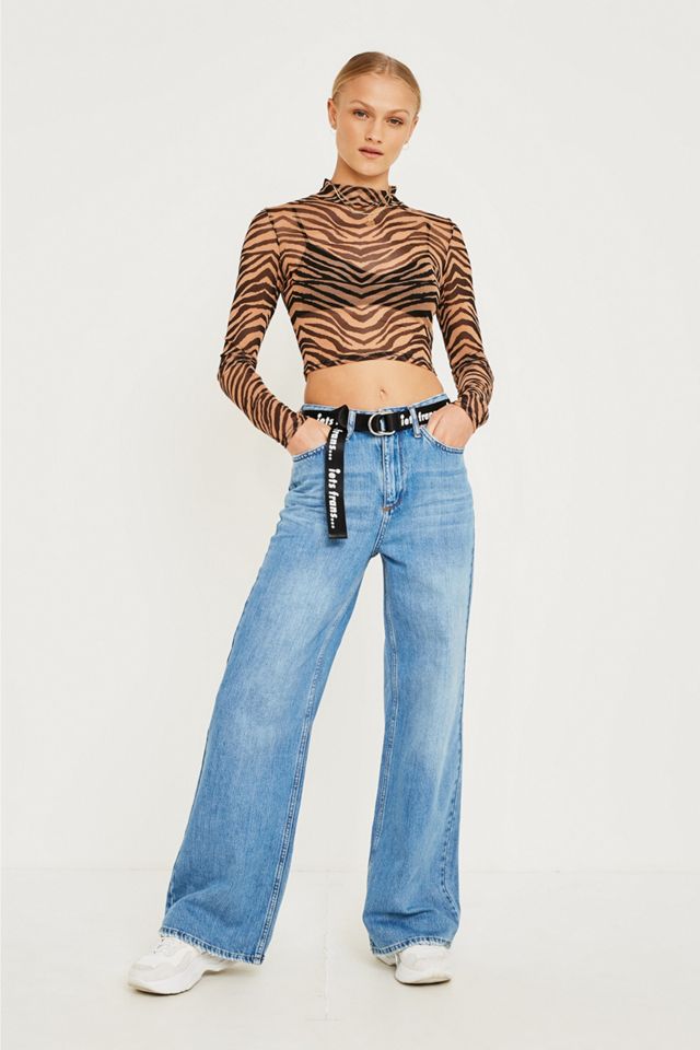 BDG Mid-Wash Puddle Jeans #2