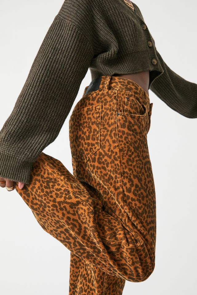 Urban outfitters 2024 leopard jeans