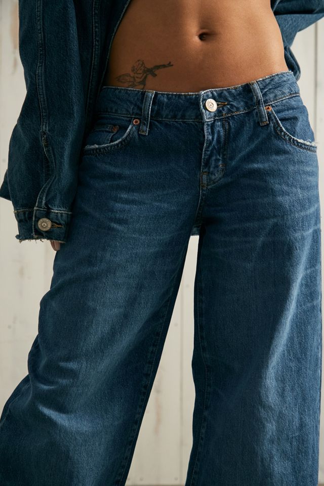 Jeans a Vita Bassa Pozzanghera Indaco BDG #2
